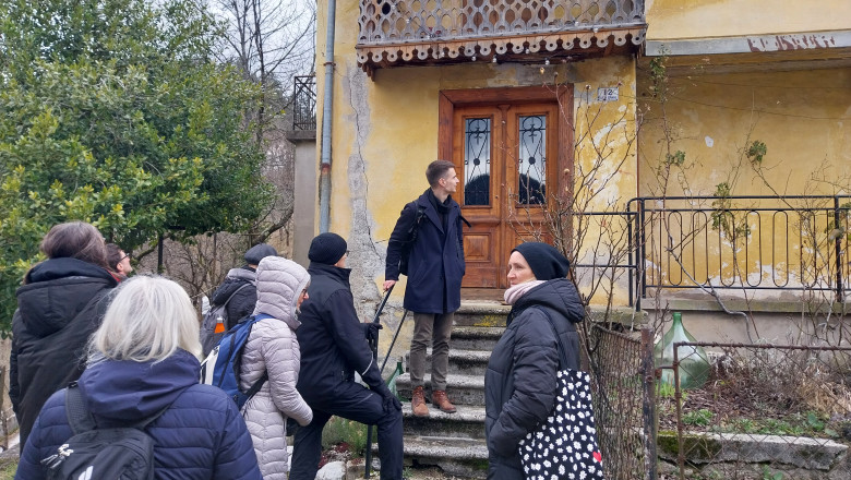 Ogled mesta s poudarkom na dediščini bivalne kulture (foto: Jerneja Ferlež)