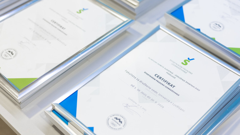 Certifikat športnikom prijazno izobraževanje