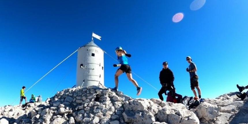 Ana Čufer na Triglavu (foto: osebni arhiv)